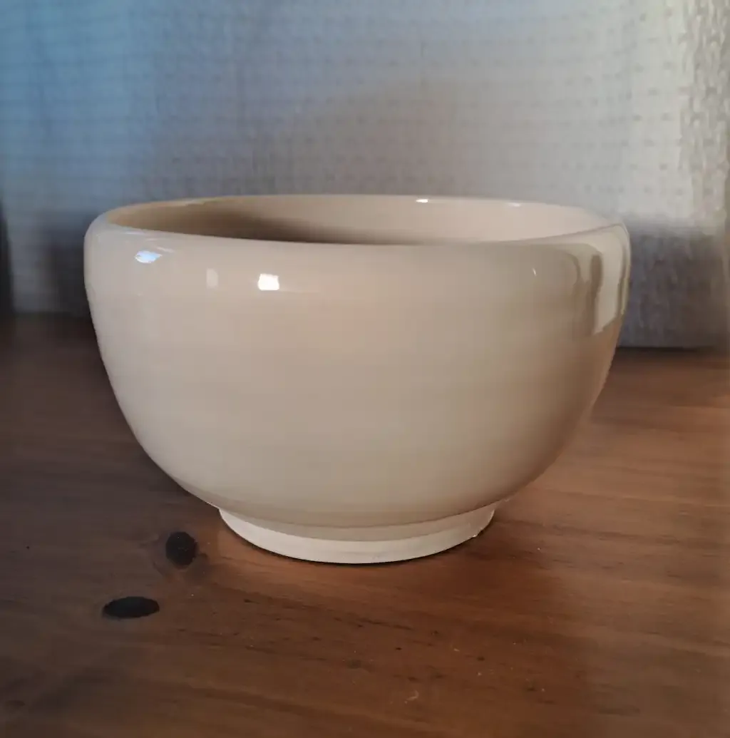 Bowl Artesanal Blanco Crema
